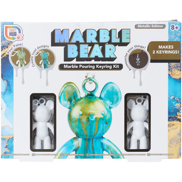 Marble Pouring Keyring Kit Metallic edition