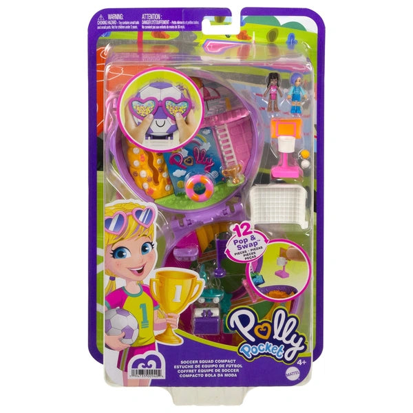 Polly Pocket Soccer Squad Compact Playset