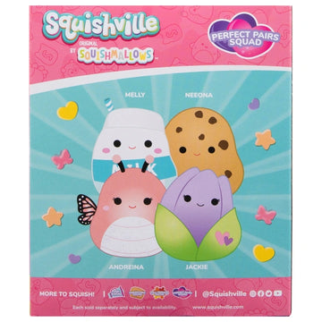 Squishville 5cm Squishmallows 4 Pack - Perfect Pairs Squad Plush