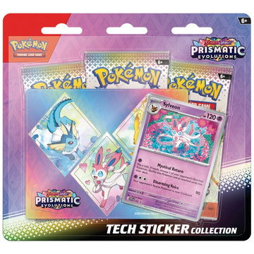 Pokémon Cards Scarlet & Violet Prismatic Evolutions Tech Sticker Collection Sylveon