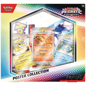 Pokémon Cards Scarlet & Violet Prismatic Evolutions Poster Collection