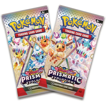 Pokémon Cards Mini Tin Scarlet & Violet Prismatic Evolutions (one selected at random)