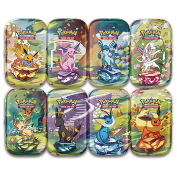 Pokémon Cards Mini Tin Scarlet & Violet Prismatic Evolutions (one selected at random)