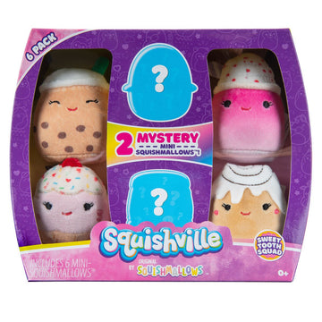 Squishville 5cm Squishmallows 6 Pack - Sweet Tooth Squad