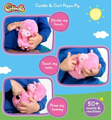 Curlimals Friends Cuddle & Curl Peppa Pig