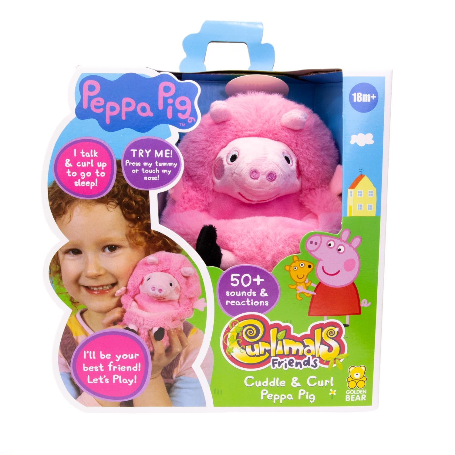 Curlimals Friends Cuddle & Curl Peppa Pig