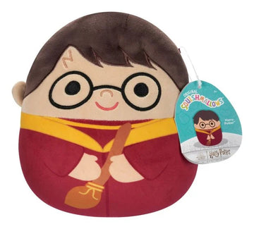 Squishmallow Kellytoy 8" Harry Potter in Quidditch robe Plush