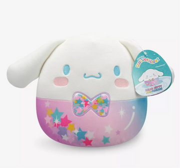 Squishmallow Kellytoy Squishmallows Sanrio 8 inch Hello Kitty Baby Cinnamoroll in Star Shine Outfit Plush Soft Toy