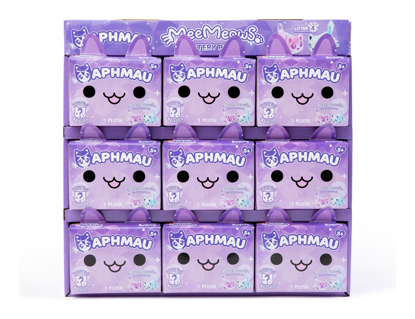 Aphmau MeeMeows Mystery Litter 4 Plush 6 Inch Soft Toy