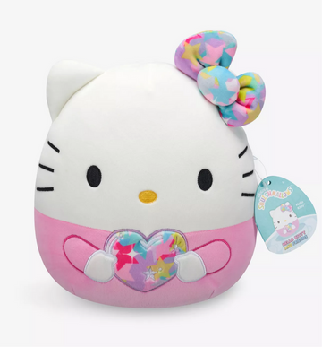 Squishmallow Kellytoy Squishmallows Sanrio 10 inch Hello Kitty in Star Shine Outfit Plush Soft Toy