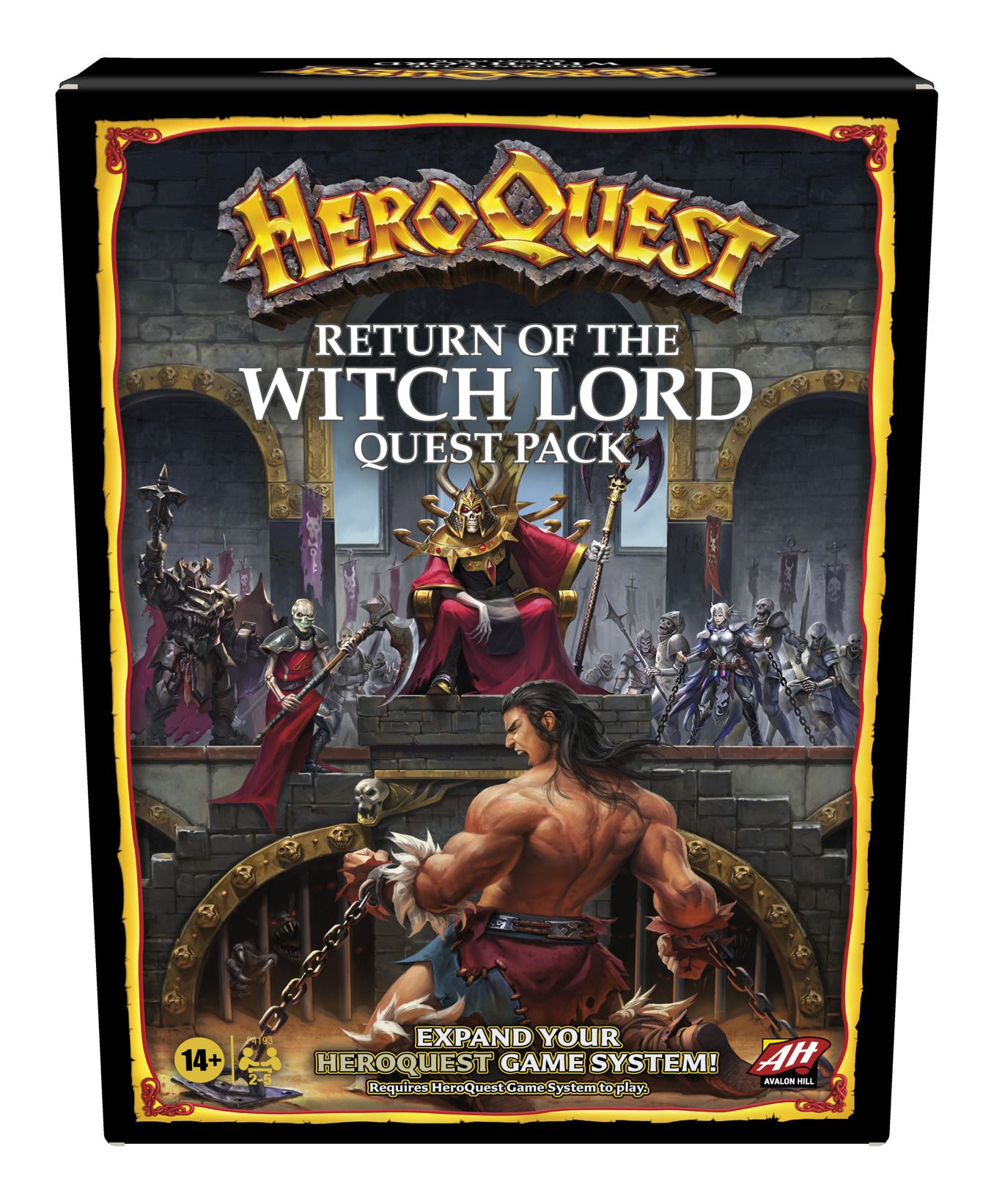 Avalon Hill Hero Quest Return Of The Witch Lord Quest Pack