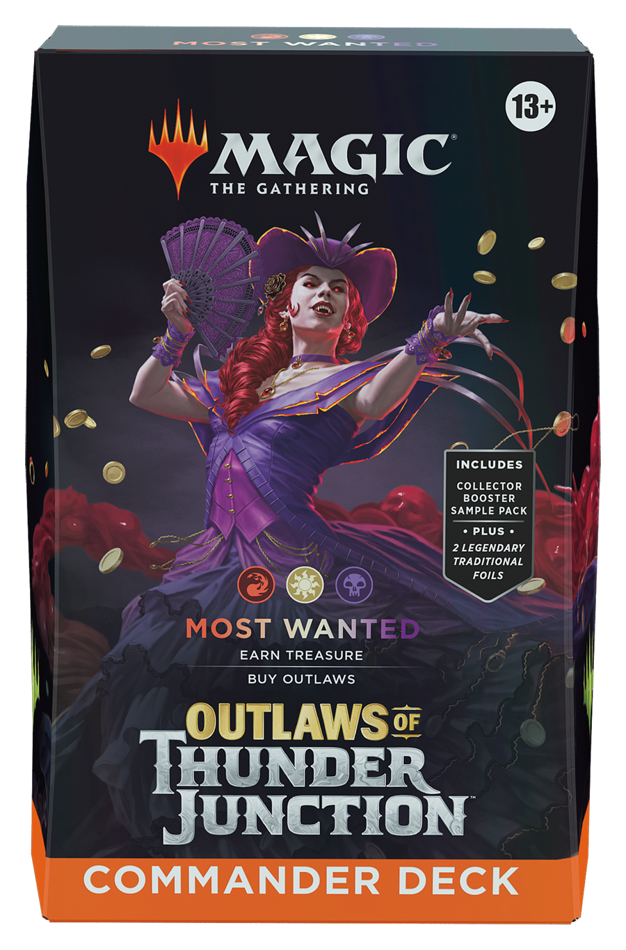 Magic: The Gathering TCG Outlaws of Thunder Junction Commander Deck - Most Wanted