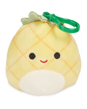 Squishmallow Kellytoy 3.5" Plush Clip On Keychain Maui the Pineapple