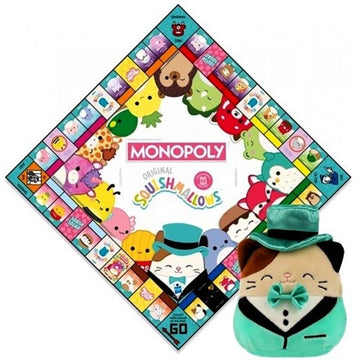 Squishmallows Monopoly with exclusive 4 inch Cam the Cat