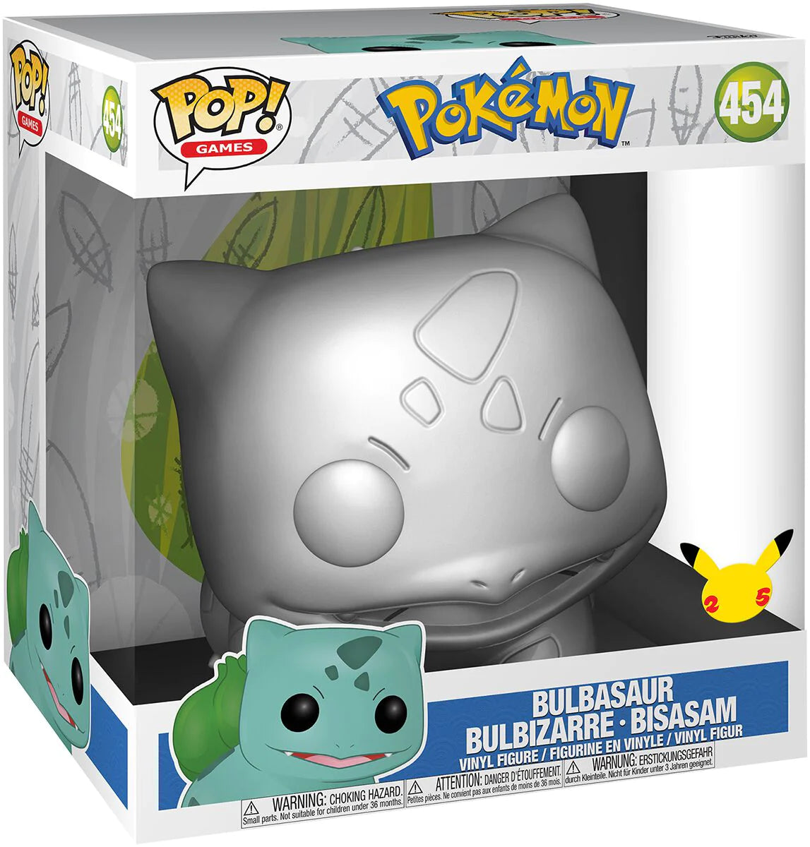 Pop! Games - Pokemon - Bulbasaur #454 (Jumbo Pop)
