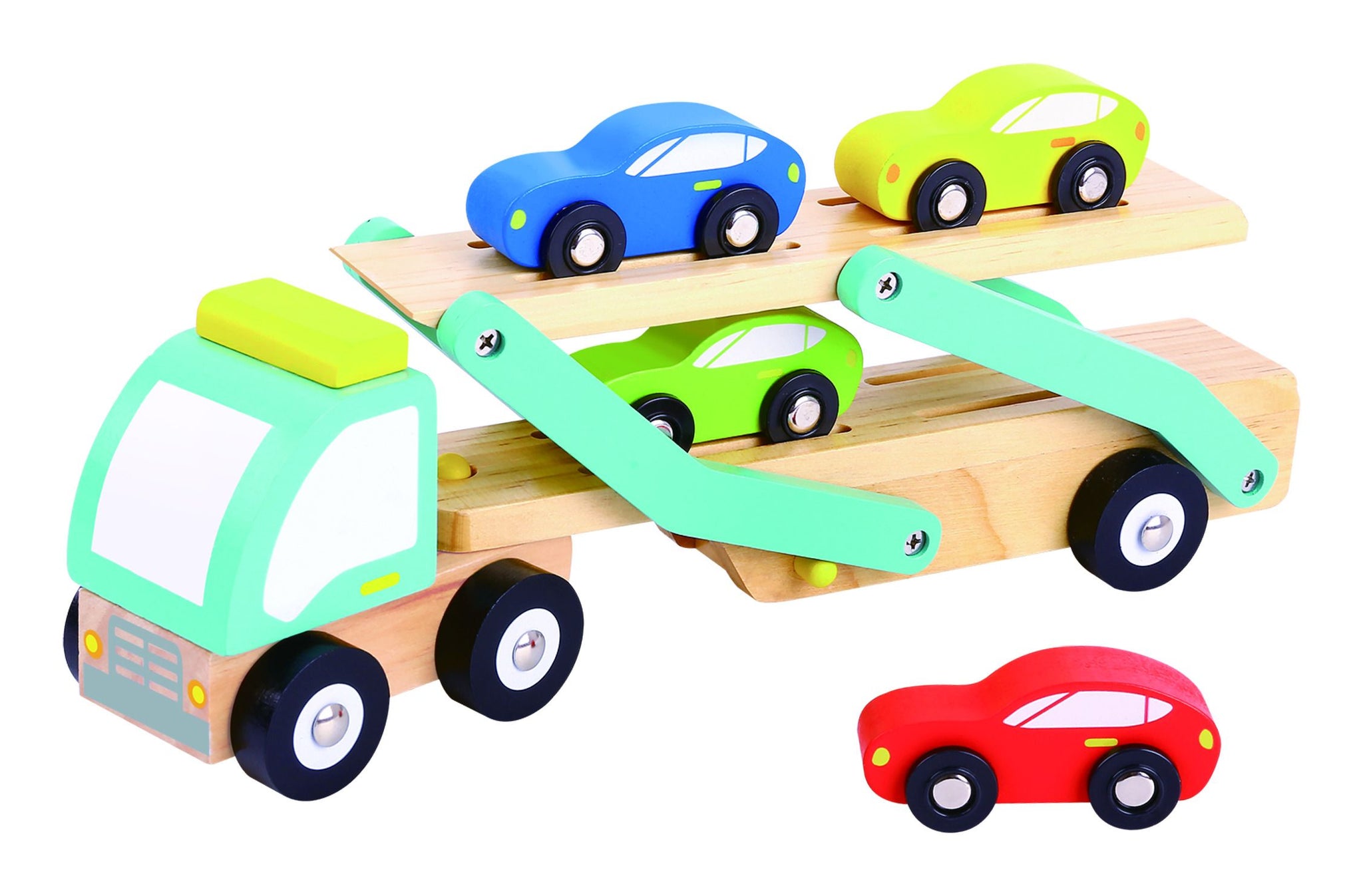 Tooky Toy Wooden Car Carrier