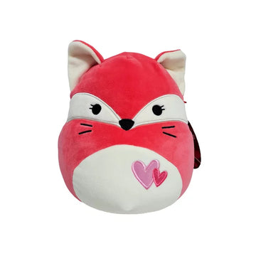 Squishmallow Kellytoy 7" Valentines Plush Fifi the Red Fox