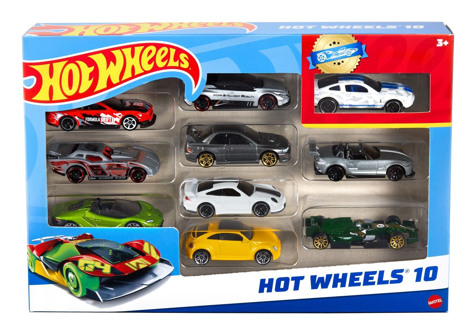 Hot Wheels 10 Car Giftpack Assorted Designs