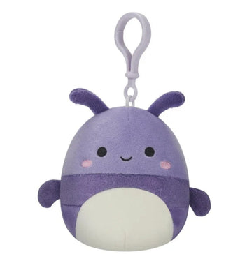 Squishmallow Kellytoy 3.5" Plush Clip On Keychain Axel The Beetle