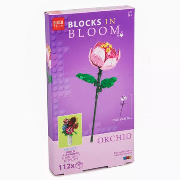 Blocks in Bloom Flowers Orchid Building Blocks Kit