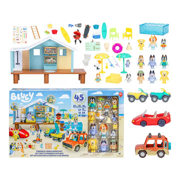 Bluey Friends and Family Beach Set Mega Beach Bash Exclusive set (3+ Years)