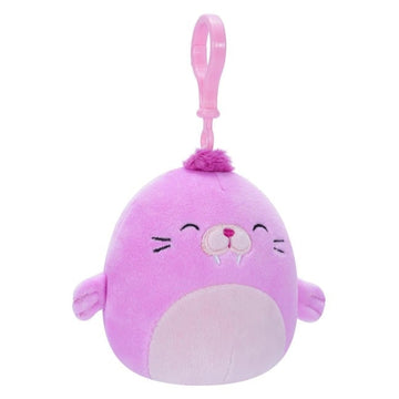 Squishmallow Kellytoy 3.5" Plush Clip On Keychain Pepper the Walrus