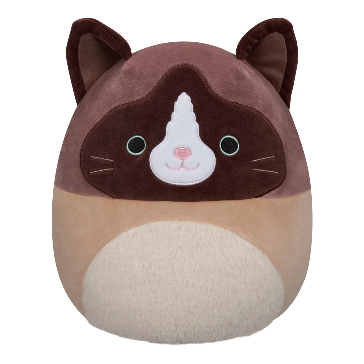 Squishmallow Woodward the Brown and Tan Snowshoe Cat 12 inch Plush
